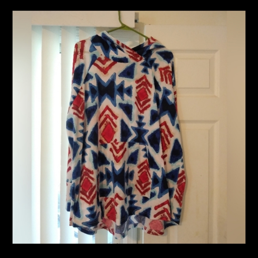 Lularoe NWT Pull On Hoodie size 3XL Front Pouch Pocket